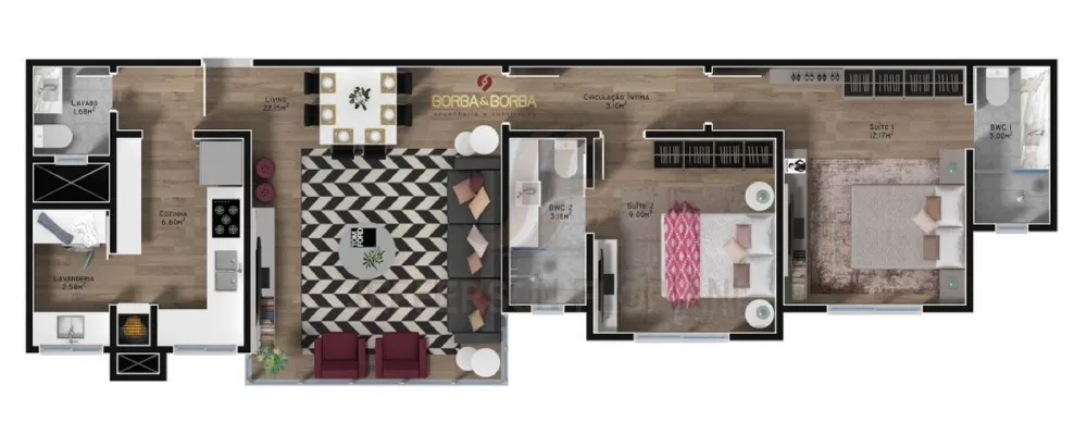 Apartamento 2 suítes para Venda no bairro Fazenda em Itajaí
