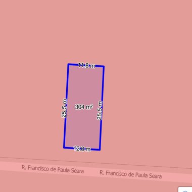 Terreno na Rua Francisco de Paula Seara, excelente oportunidade