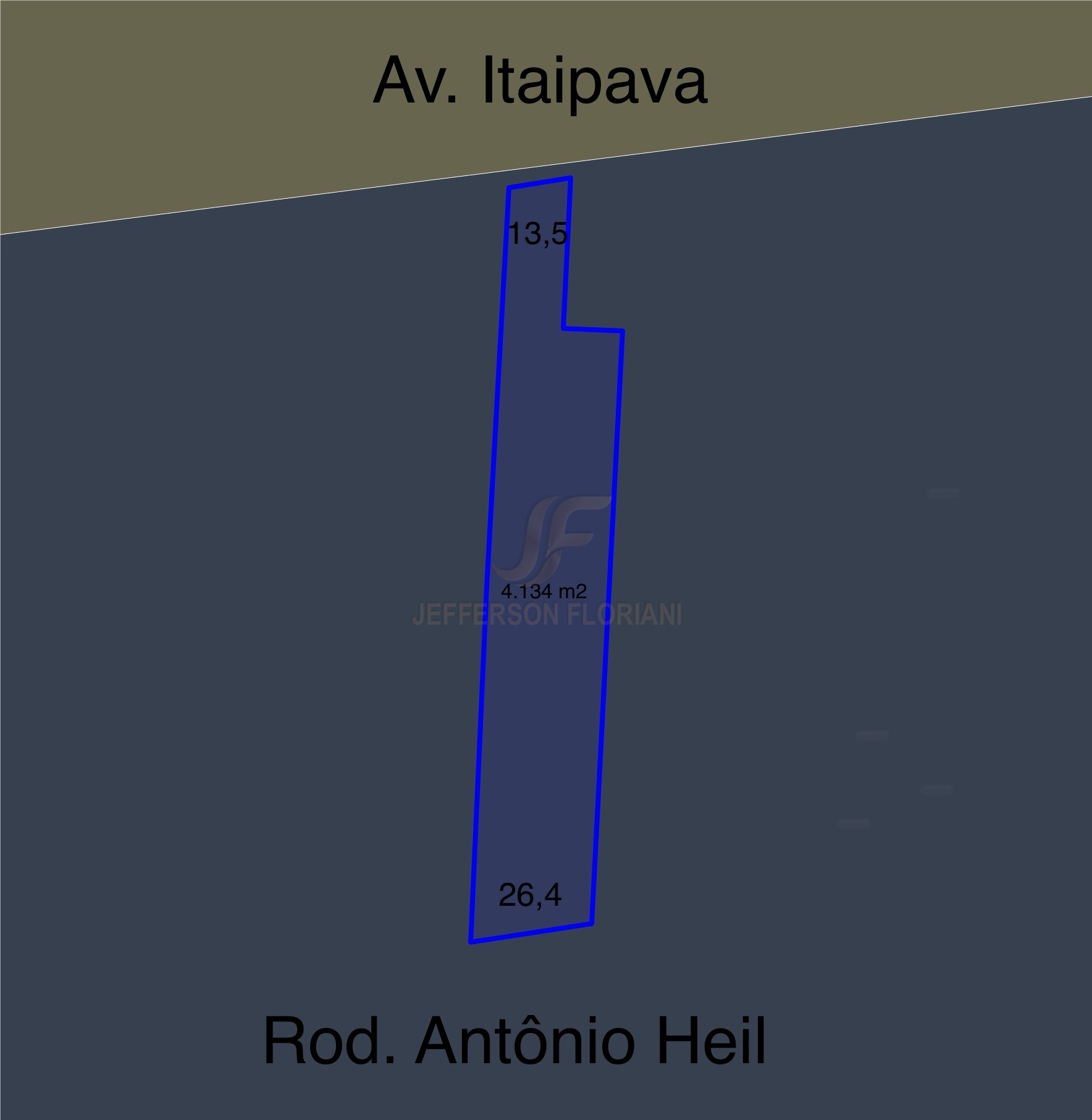 Terreno para Galpão Rod Antonio Heil