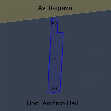 Terreno para Galpão Rod Antonio Heil