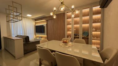 Elegância em Cada Detalhe: Apartamento de 3 Dormitórios Finamente Mobiliado