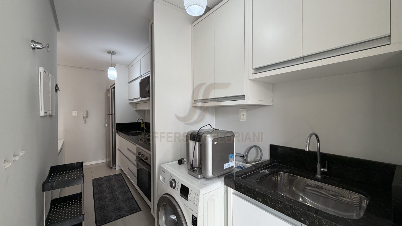 Apartamento prox Ao Forum de Itajaí 100% Mobiliado 1 Suíte + 1 Dormitório