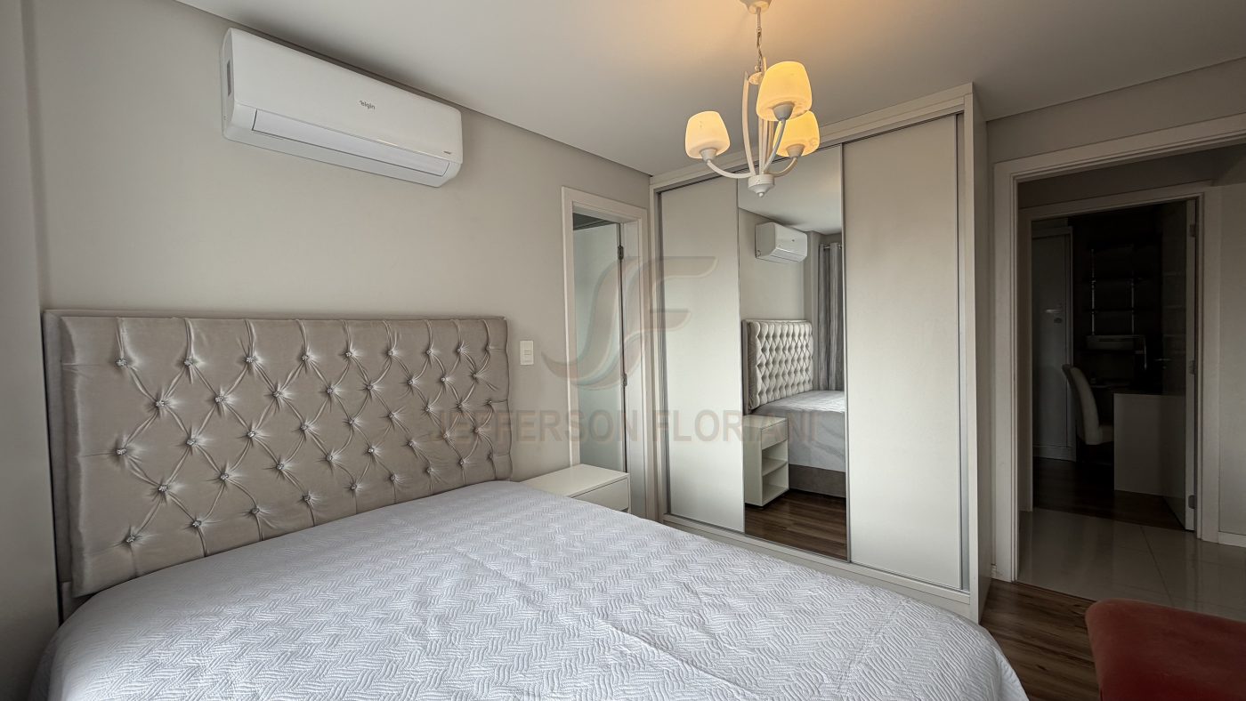 Apartamento prox Ao Forum de Itajaí 100% Mobiliado 1 Suíte + 1 Dormitório