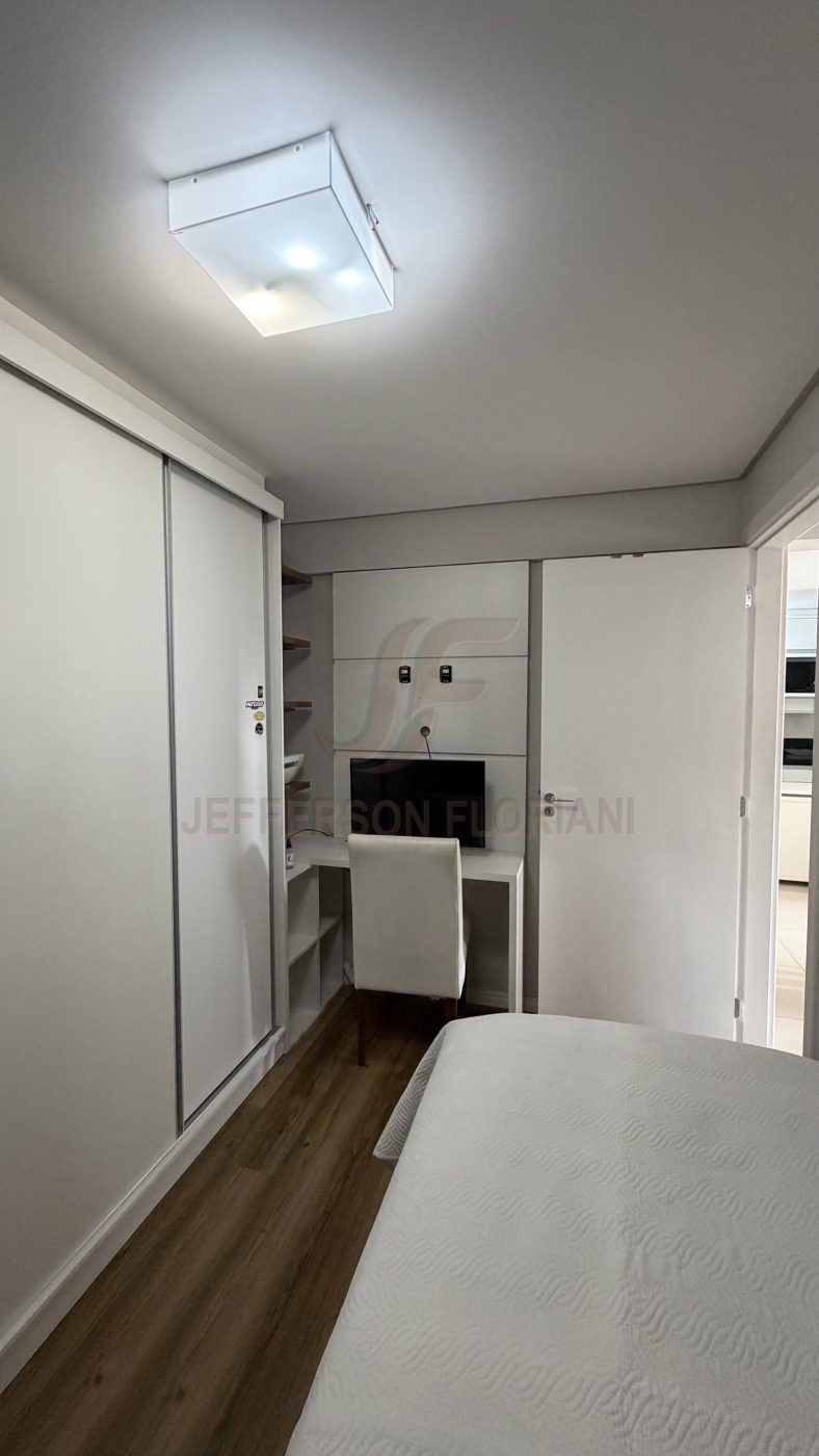 Apartamento prox Ao Forum de Itajaí 100% Mobiliado 1 Suíte + 1 Dormitório