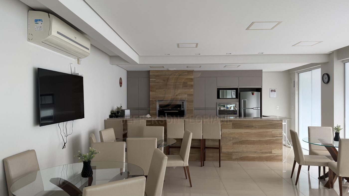 Apartamento prox Ao Forum de Itajaí 100% Mobiliado 1 Suíte + 1 Dormitório
