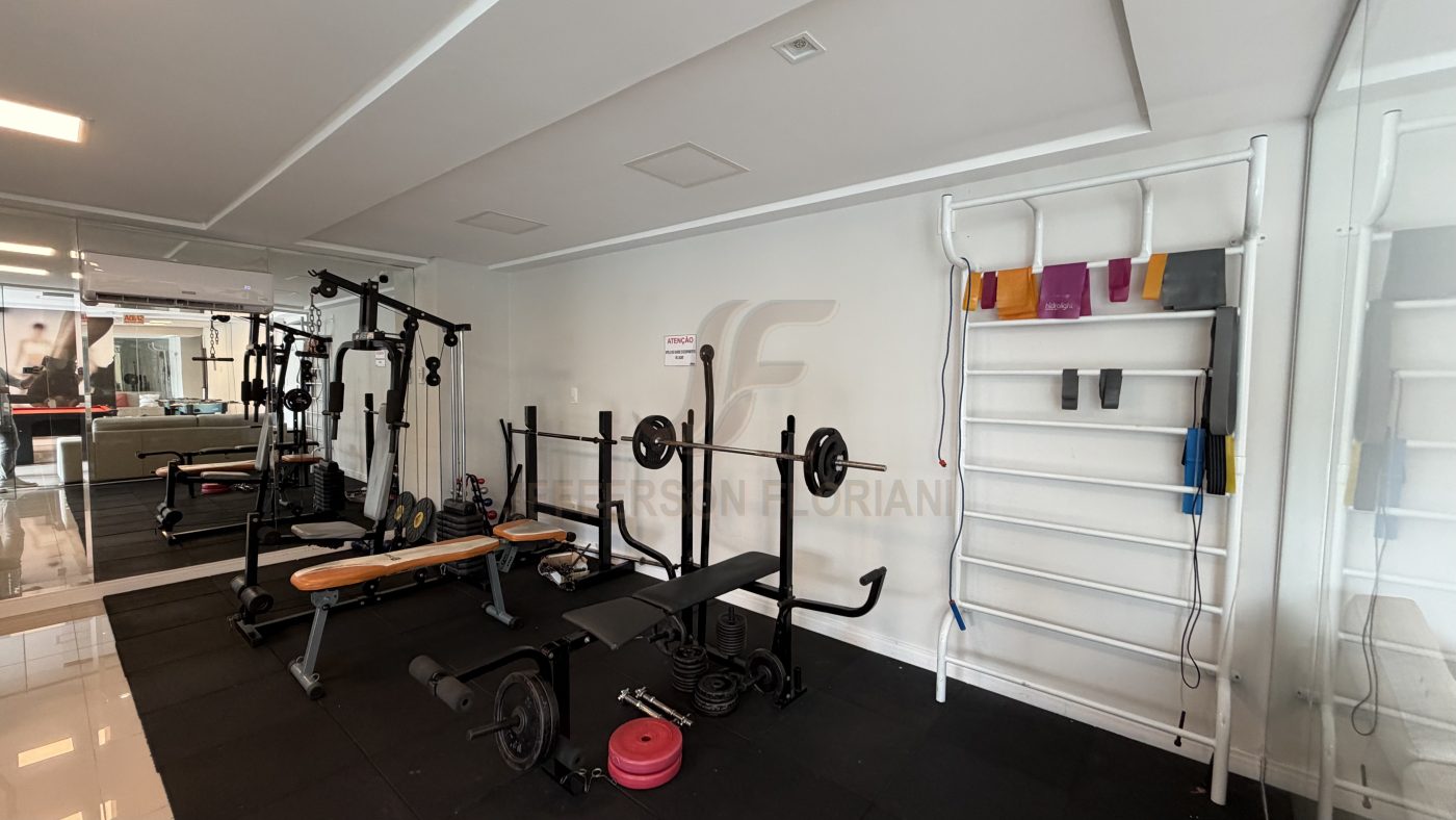 Apartamento prox Ao Forum de Itajaí 100% Mobiliado 1 Suíte + 1 Dormitório